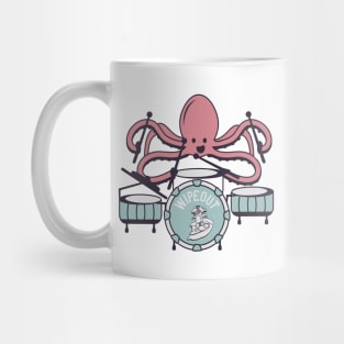 Octopus Playing Drums Mug